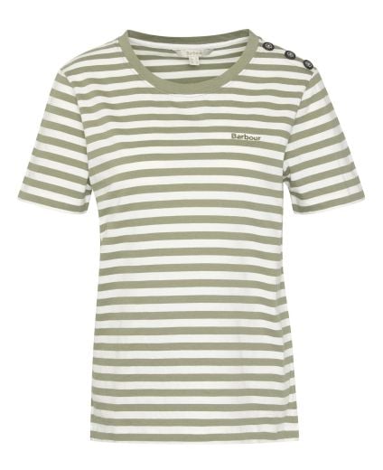 T-shirt Ferryside con motivo a righe