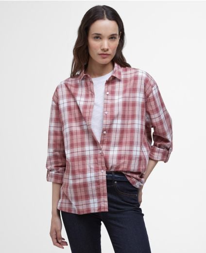 Angelonia Oversized Long-Sleeved Shirt