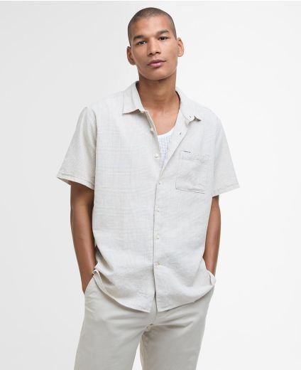 Hartland Linen-Blend Short-Sleeved Shirt