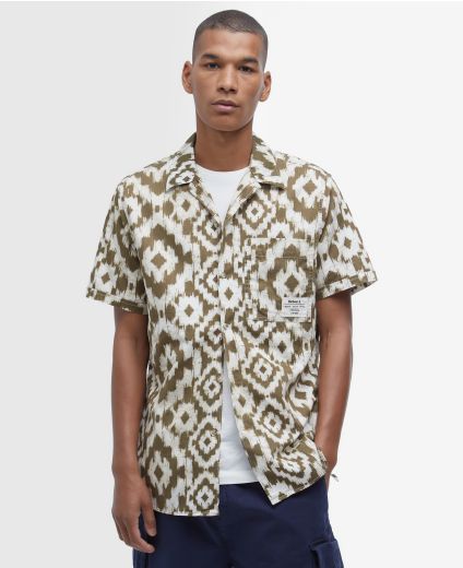 Camicia a maniche corte con stampa Homelane