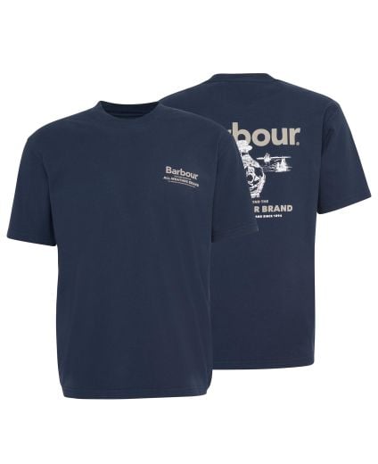 T-shirt oversize con stampa Outdoors